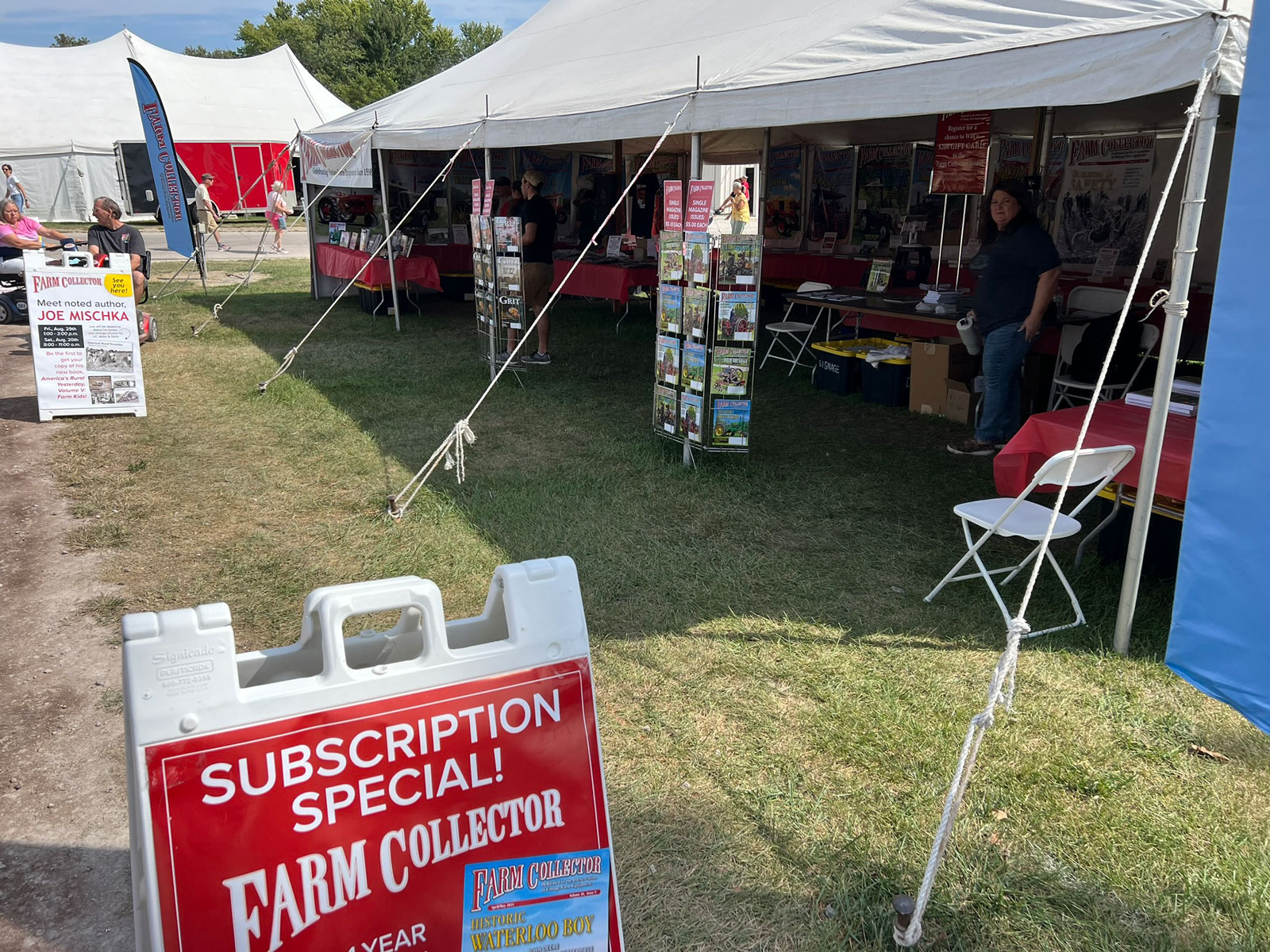 Farm Collector Magazine Bookstore at Midwest Old Threshers Reunion